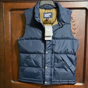 NWT Men’s Lands End 600 Down Puffer Vest